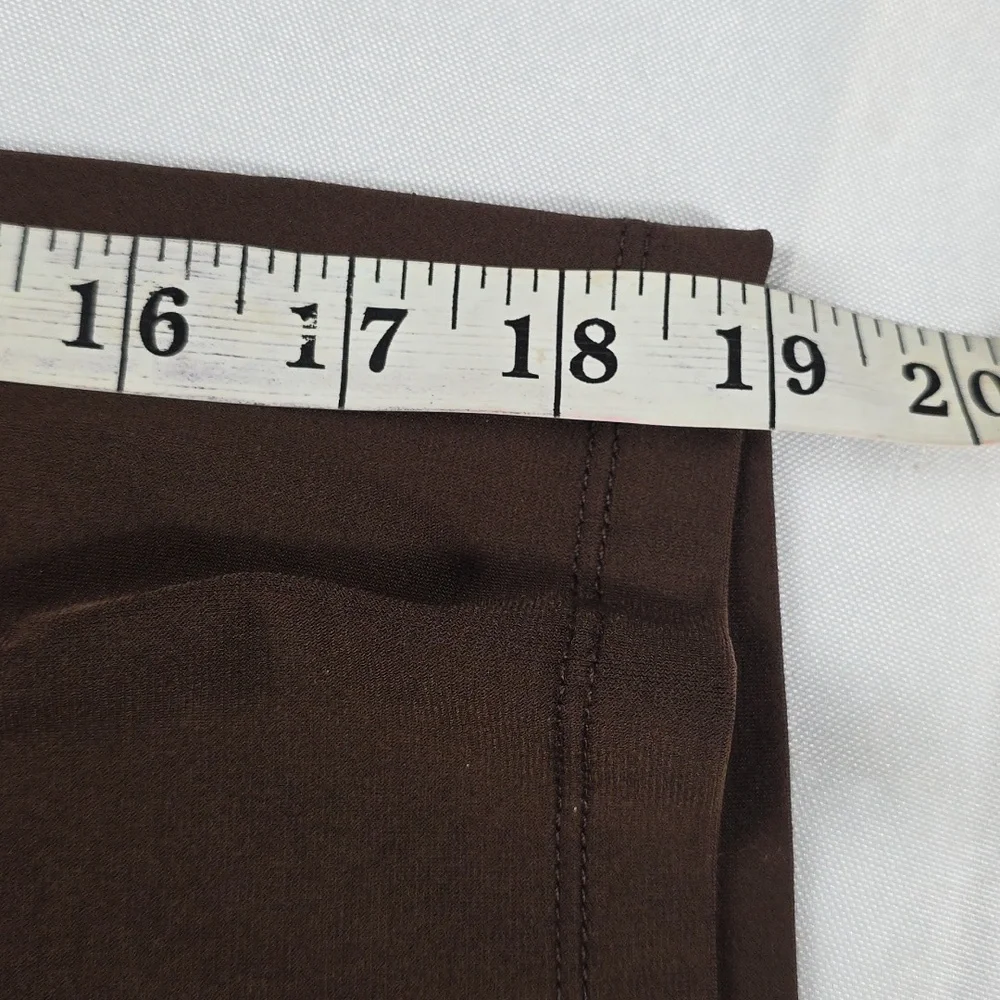 Susan Graver Women's Embellished‎ Brown Blouse Shirt V-Neck Sz 2X EUC - Picture 10 of 10